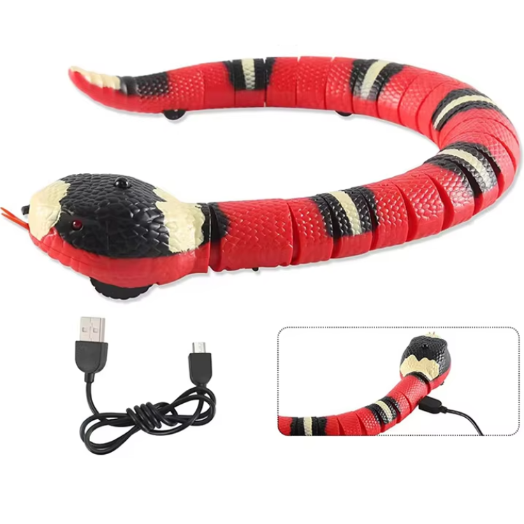 Brinquedo Interativo Inteligente para Gatos – Cobra Eletrônica com Sensor